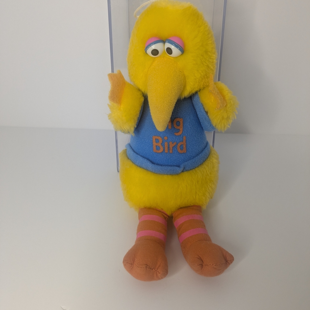 1983 Playskool Big Bird from Sesame Street Plush Toy 9 inch tall Nostalgic